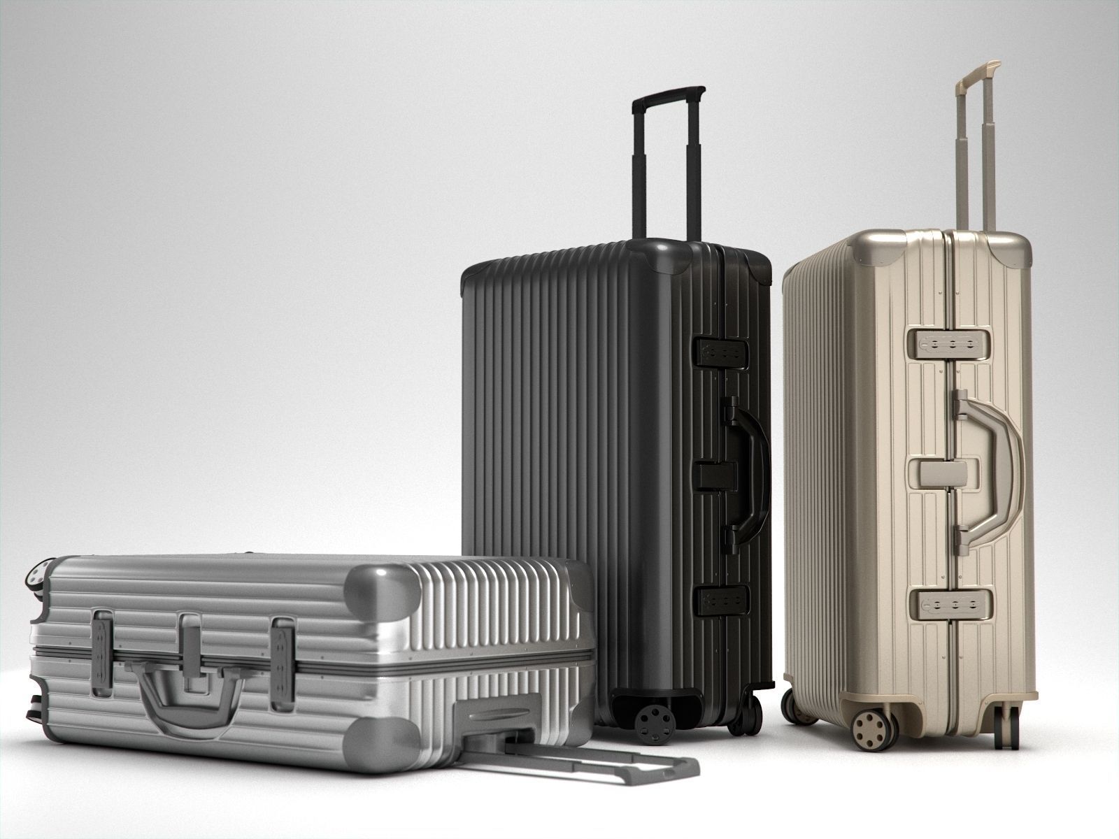 luggage 3d model free download